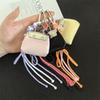 Korean Style Braided Rope Bag Charm Dopamine Y2k Bag Pendant Bag Charms Keychain Backpack Decor