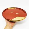 Maeju Lacquerware Tray, Vermilion, 27cm, 4M-133