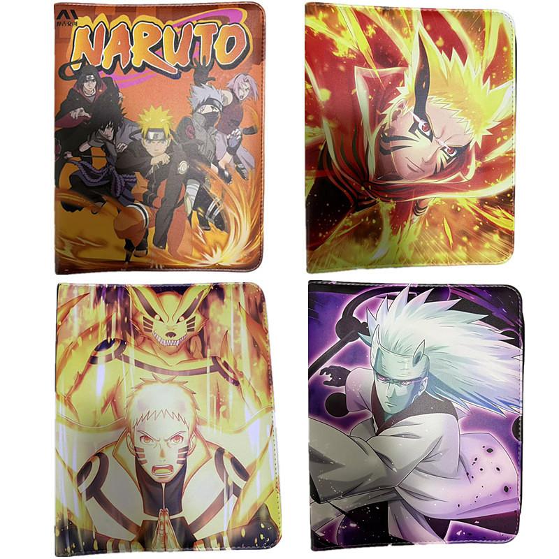 400pcs/900pcs Naruto Card Album Book Folder 4/9 Card Slots Collections Zipper Double Pocket Zipper Card Binder Holder