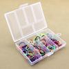 6-Compartment Plastic Storage Box for Fishing, Jewelry, and Hardware.