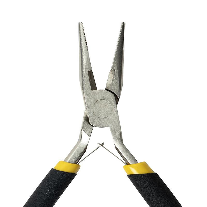 Hair Extension Tool Kit includes extension pliers crochet hook bead stringer and nano ring for making styling accessories
