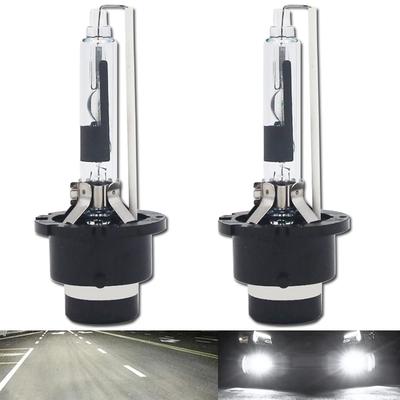Лампы фар Eseastar D2R HID, 6000K Белый, 12V-24V, 35W, Запасная горелка для оригинального оборудования, Соответствует техосмотру, Комплект из 2 шт.