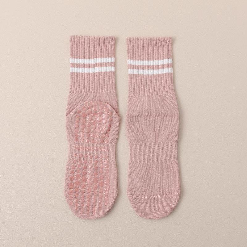 Женские весенне-летние новые профессиональные носки-гольфы для пилатеса и йоги с нескользящей подошвой