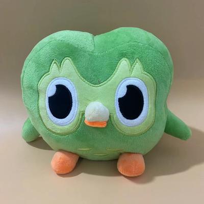 Duolingo Duolingo Кукла Языковое Обучение Зеленая Сова Мягкая Кукла Детский Подарок