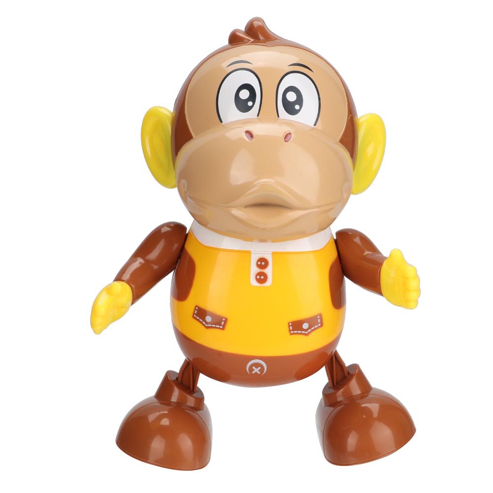 Electric Kid Toy Dancing Swinging Cartoon Monkey Light Music Robot Children Entertainment