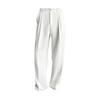 Men Suit Pants Button Zipper Closure Straight Leg Slacks Solid Color Loose Formal Business Style Office Wear Trousers