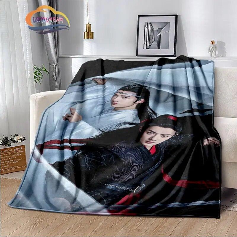 The Untamed Flannel Blankets Popular Tv Weiwuxian Blanket Portable Warm Blanket for Sofa Bed Soft Gifts Girls and Fans