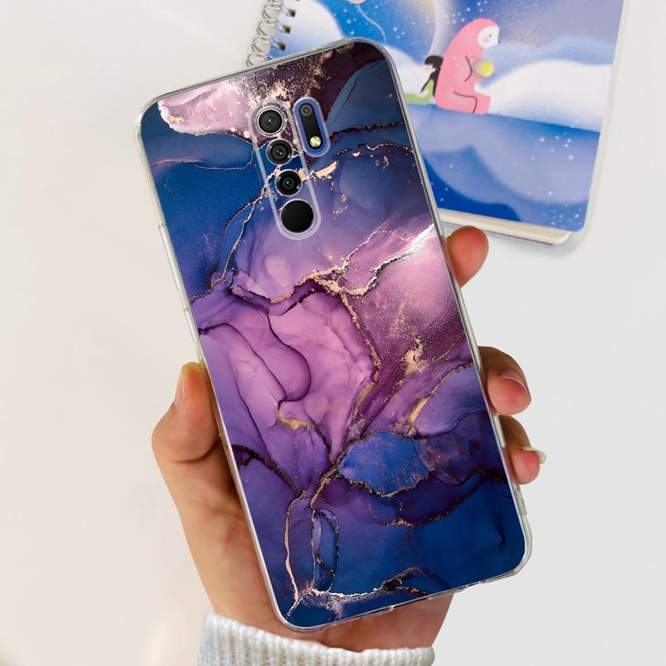 New For Xiaomi Redmi 9 Case Cute Cat Luxury Flower TPU Soft Silicone Clear Cover For Xiaomi Redmi 9 9A 9a 6.53"Bumper Phone Case