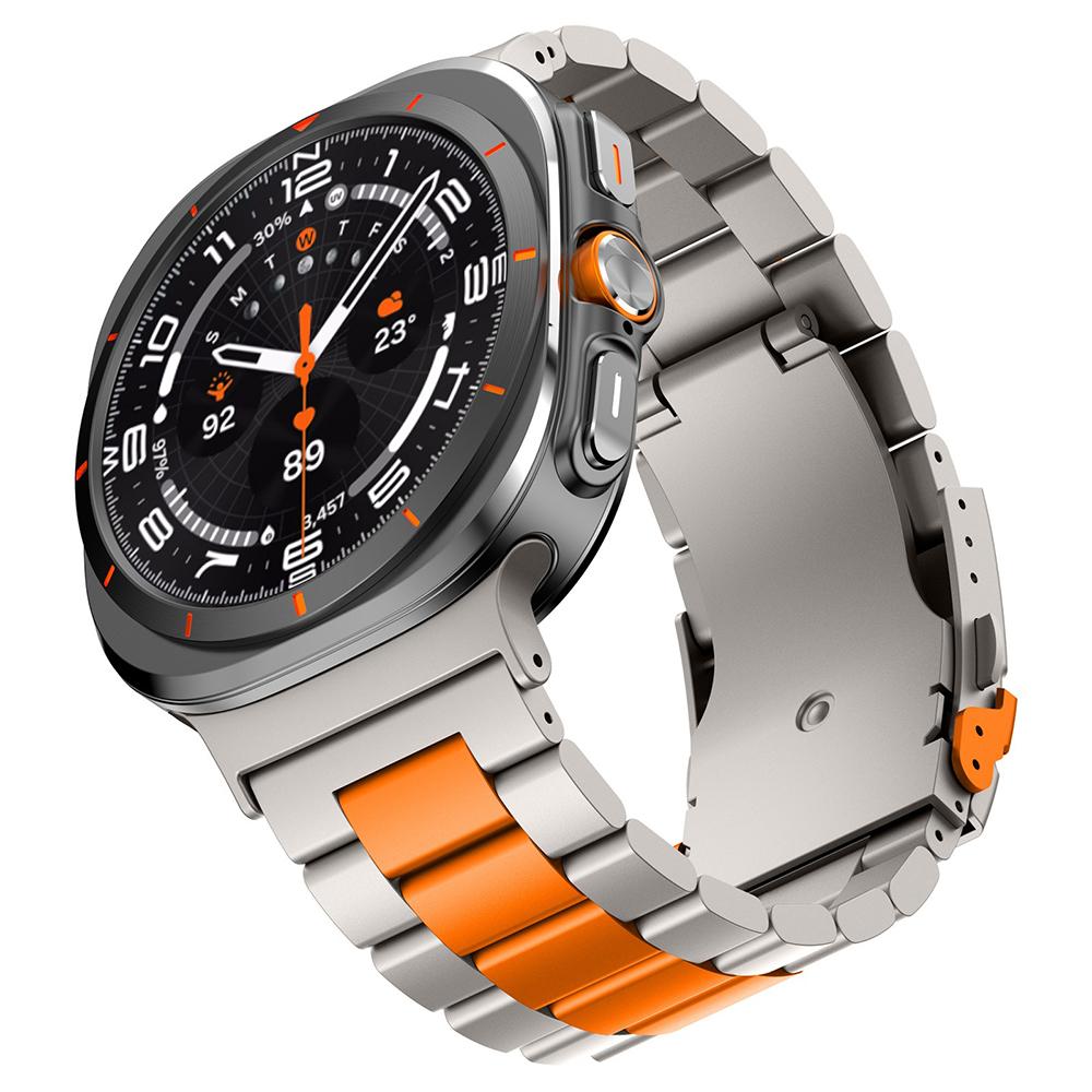 Титановый ремешок для Samsung Galaxy Ultra Watch 7 47 мм Металлический браслет для SAMSUNG GALAXY ULTRA 47MM 47 Роскошный деловой ремешок Correa