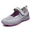 Non-slip Soft Mom Sneakers Summer Breathable Mesh Travel Casual Shoes for Women Comfort Lightweight Flat Sport Shoes