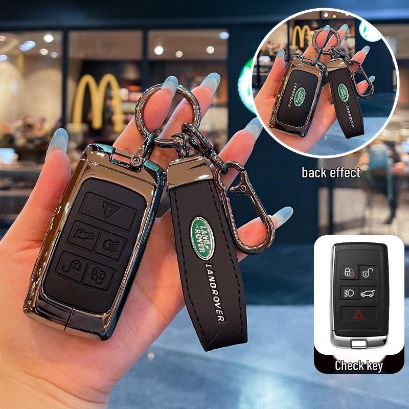 Чехол для ключа Land Rover Evoque L: Подходит для моделей Discovery 6, Range Rover Sport 5, Defender 110, Freelander и Xingmai.