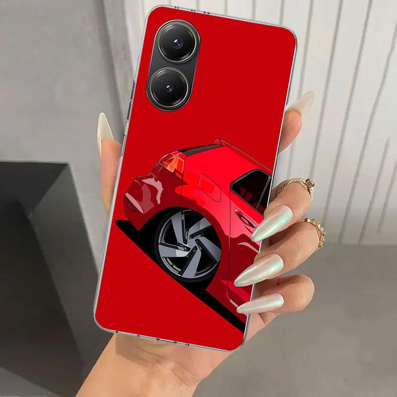 Cool MK4 MK5 Golf Car Phone Case for Xiaomi Poco X5 X6 X7 Pro F7 Ultra M7 Redmi 15 15C 13 13C 12 12C 10 10A 10C 9 9A 9C 9T Shell