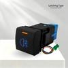 12V Push Switch ON-OFF Momentary Button for Toyota LandCruiser 300 Corolla RAV4 Camry Hilux Fog LED Light Bar Camera Garage Horn