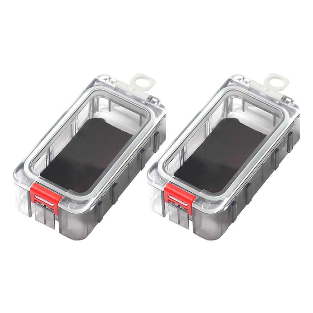 Водонепроницаемый ящик для рыболовных снастей Светящийся кейс для хранения приманок и крючков Расширяемые коробки-органайзеры для инструментов для карповой рыбалки Рыболовные аксессуары