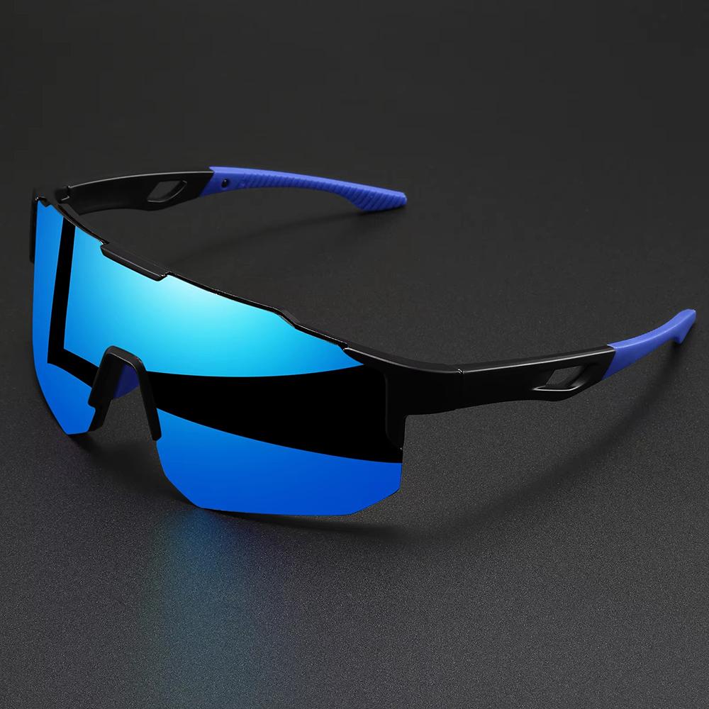 1-3PCS Unisex Oversized Sports Sunglasses UV400 Wraparound Design Colorful Comfort Fit for Cycling Hiking Outdoor Activities 7
