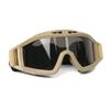 Tactical Goggles Mountaineering Shooting Sunglasses Windproof Sand Control Motocross CS Glasses 3 Lenses Replaceable Motorcycle