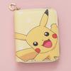 Fashion Pikachu Cute Printed Change Bag Cartoon Anime Schoolgirl Short Zipper Small Wallet Portable