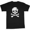 Summer Men's 100% Pure Cotton Skull Print Hip-hop Round Neck T-shirt Cool Plus Size Street Soft Breathable Short Sleeved Shirt