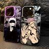 Jujutsu Kaisen Сукуна Годзё Сатору Аниме Чехол для телефона For iPhone 17 16e 16 15 14 13 12 11 Pro Max Air Plus Противоударный чехол