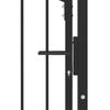 Fence Gate with Ornamental Details EMMEN 100 x 125 cm