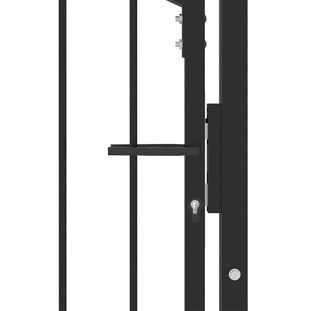 Fence Gate with Ornamental Details EMMEN 100 x 125 cm