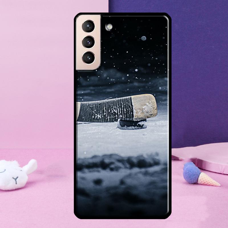 Ice Hockey Sport Phone Case For Samsung Galaxy S25 Ultra S24 S23 Ultra S9 S10 S20 S21 S22 Plus S24 FE Cover