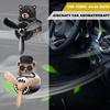 Car Air Freshener Bear Pilot Auto Accessories Interior Perfume Diffuser Rotating Propeller Outlet Fragrance Magnetic Design Car Aromatherapy