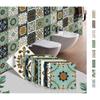 10sheet Kitchen Adhesive Wall Tiles Sticker Floor Bathroom Decoration Peel And Stick Backsplash Waterproof Ceramic Wallpaper 3d Wall Panel