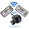 Беспроводная Wi-Fi камера заднего вида для автомобиля, ночное видение, HD, камера заднего хода, водонепроницаемая IP67, угол обзора 175 градусов, для Android iOS
