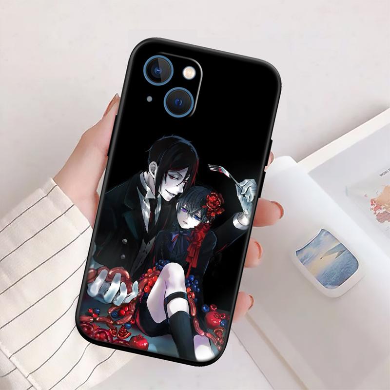RP7 Black Butler Phone Case for Samsung Galaxy S20 S21 S22 Ultra FE + Plus A21S A22 A24 A25 A26 A30 A30S A31
