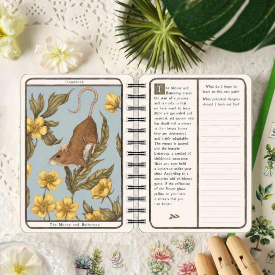 Еженедельник Woodland Wardens 2026, блокнот на спирали с обложкой на тему природы, 17-месячный органайзер для школы