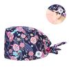 Fashion Printed Button Work Hat Casual Unisex Scrub Cap