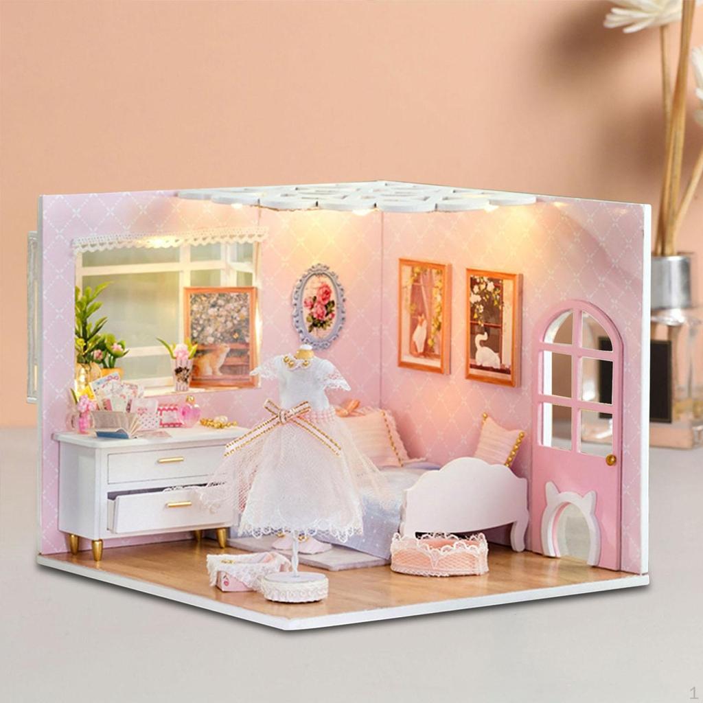 Кукольный дом DIY Комплект мебели Ремесла Украшения Модель Творческая комната Дети