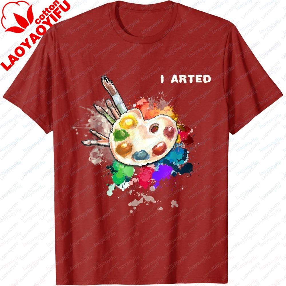 Unisex s Summer Fashion Short Sleeve Tee Orange Black Dynamic Splatter Art Print Casual Trendy Fashion Comfortable Daily Wear Tops