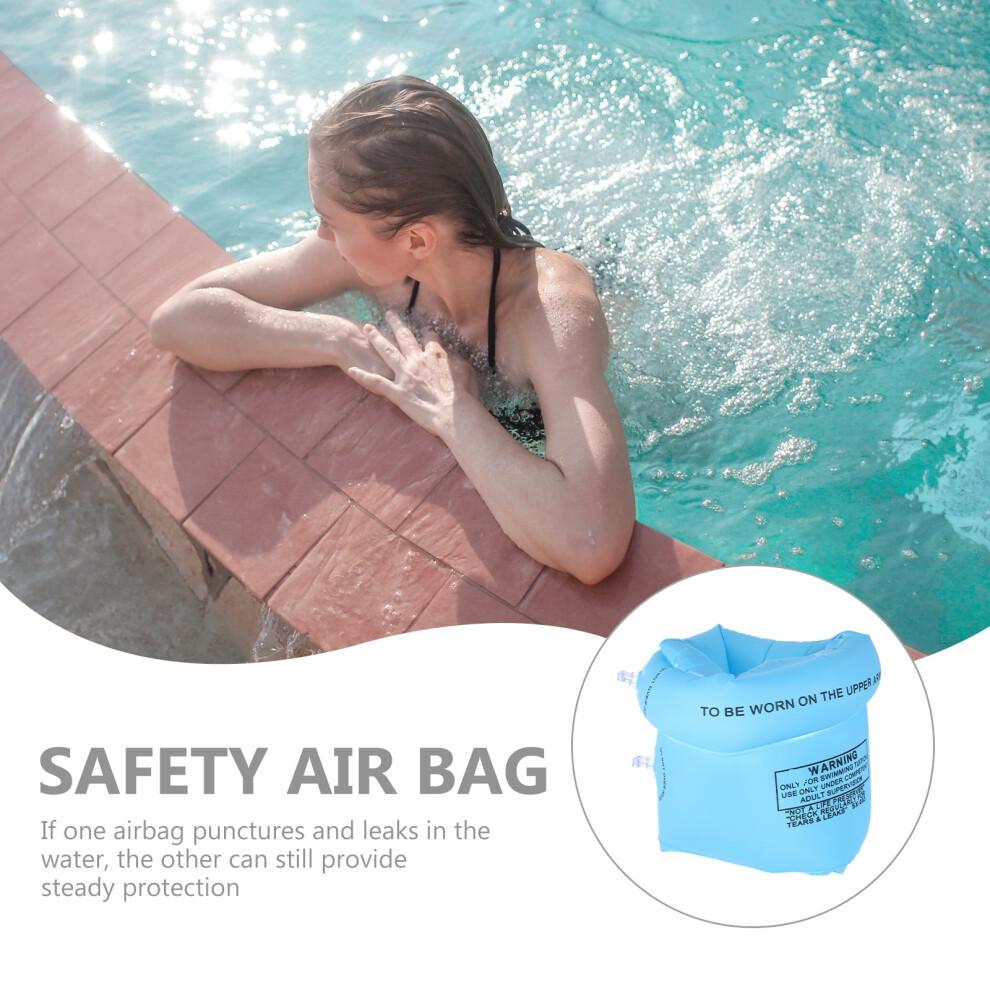 1 paire de brassards gonflables pour adultes, pour la piscine. Anneaux de flottaison pour bras, brassards gonflables pour la natation.