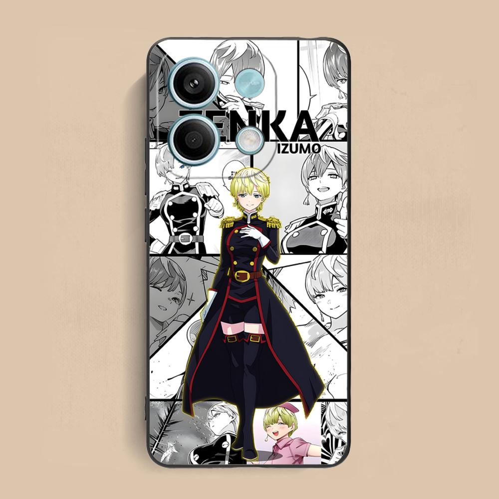 Mato seihei no slave Tenka Izumo Чехол для телефона для Xiaomi Redmi 14 13 12 A5 3 2 1 C Plus 4G 5G Чехол с цветной печатью Роскошный Красивый