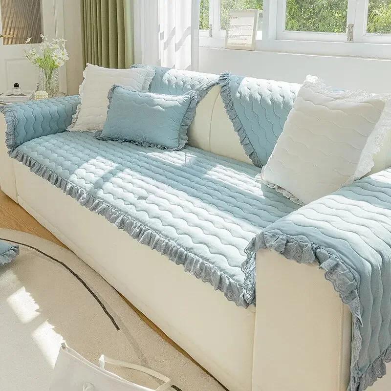 Супер мягкий чехол для дивана, утолщенный плюшевый диван, полотенце, одеяло, универсальный осенне-зимний диван, коврик, подушка для гостиной, чехлы для диванов