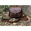 Women Handbag Brown Purse Satchel Genuine Leather Traveler Shoulder Bag Vintage