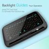 Мини-беспроводная клавиатура Jomaa с подсветкой и сенсорной панелью, воздушная мышь, перезаряжаемая беспроводная клавиатура 2,4G для Smart TV, ноутбука, Windows