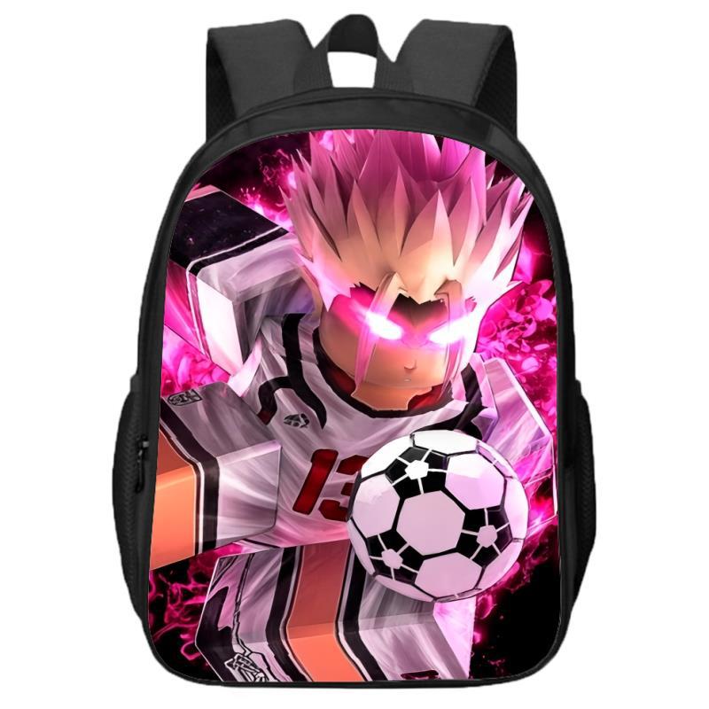 Blue Prison Double Layered Boys and Girls Backpack for Primary and Secondary School Students