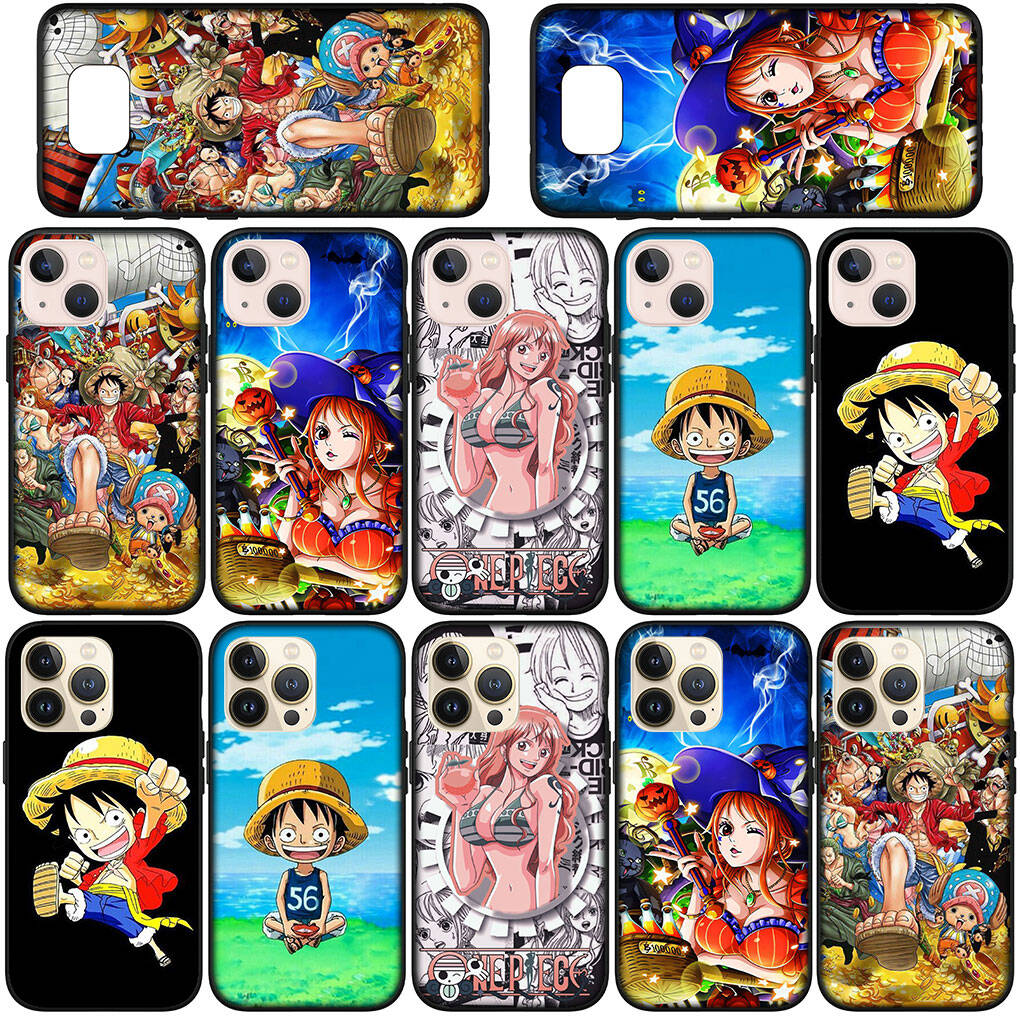 Для Samsung Galaxy S25 S24 S23 Ultra FE Plus A17 A37 A57 A56 A55 A06 A16 A15 A36 A26 A35 A05 A25 A54 A34 Чехол для телефона Аниме Нами Ван Пис Луффи Обложка