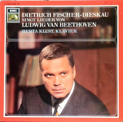 Виниловая пластинка DIETRICH FISCHER-DIESKAU SINGT LIED - Lieder 1C05301138 Electrola Германия Классическая Б/у