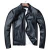 New Autumn and Winter Genuine Leather Jacket Men's First Layer Cowhide Slim Stand Collar Short Style
