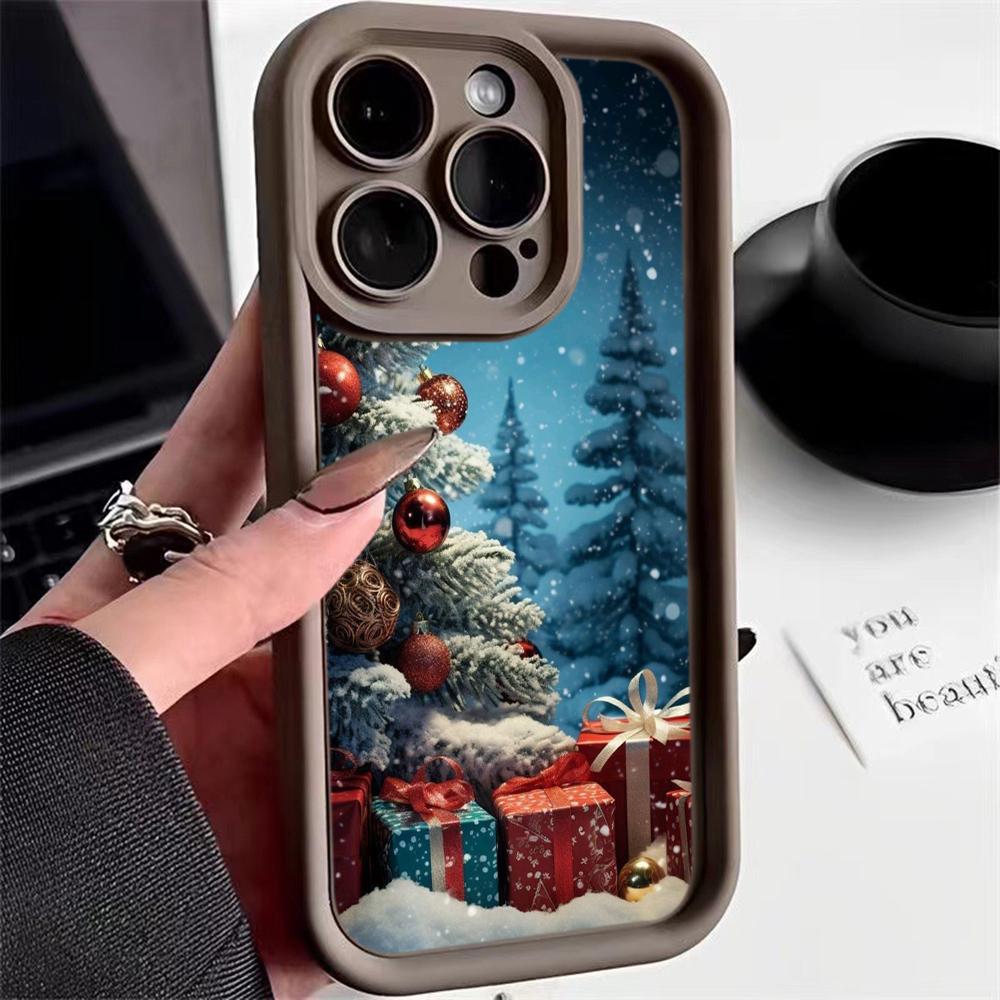 Мягкий чехол Sky Eye Ladder для Infinix Note 30 Hot 50 40 Smart 8 9 OnePlus Google Все модели Infinix Чехлы для телефонов Чехол NY28 Рождественская елка Санта-Клаус