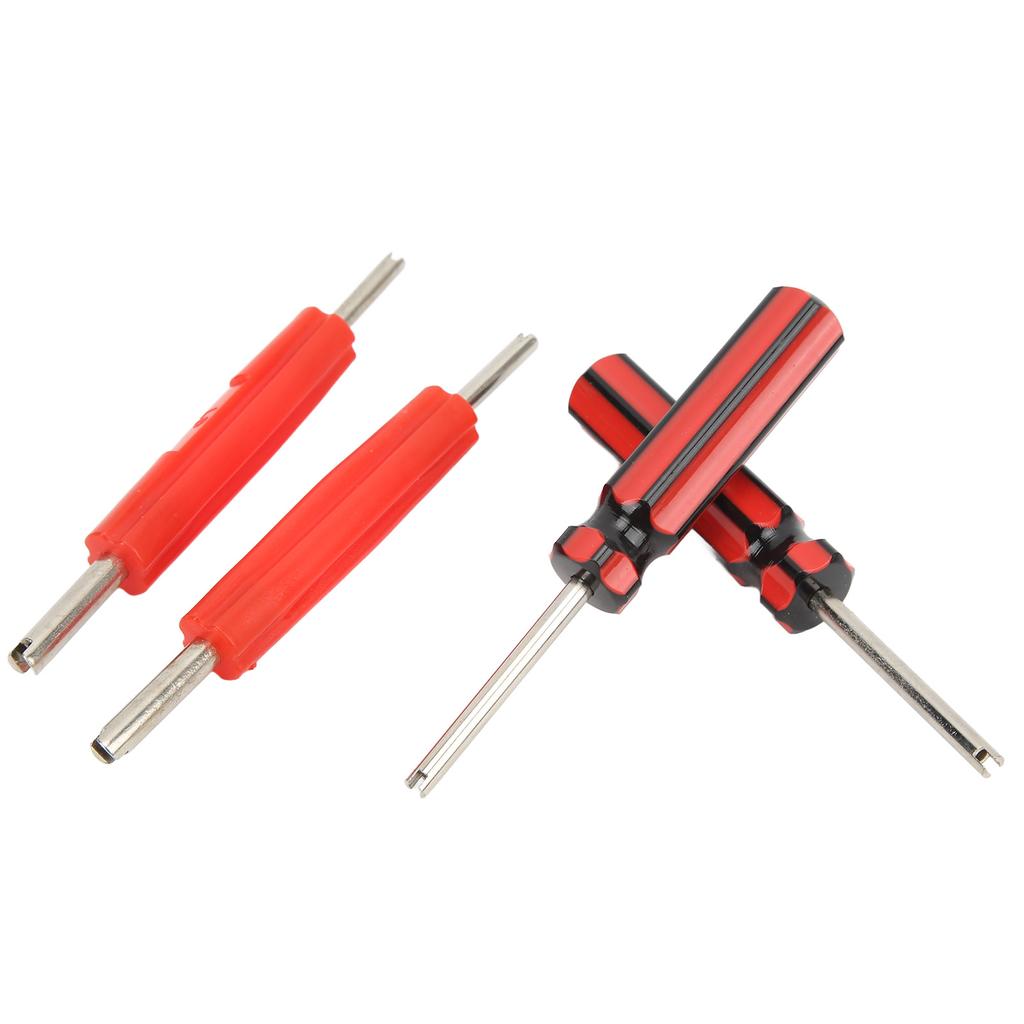 6шт. Набор инструментов для снятия сердечника вентиля шин, установщик, одинарный, двойной, 4-ходовой клапан, инструмент для легковых и грузовых автомобилей