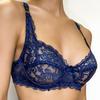 Sexy Full Lace Seethrough Bra Women Thin Underwire Bralette Push Up Bra Underwear Lingerie Fashion Embroidery Brassiere