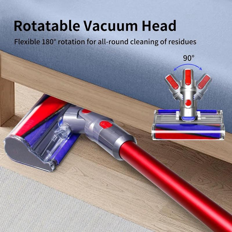 Мягкая роликовая насадка для пылесоса Dyson V7 V8 V10 V11 V15, сменная насадка для твердого пола