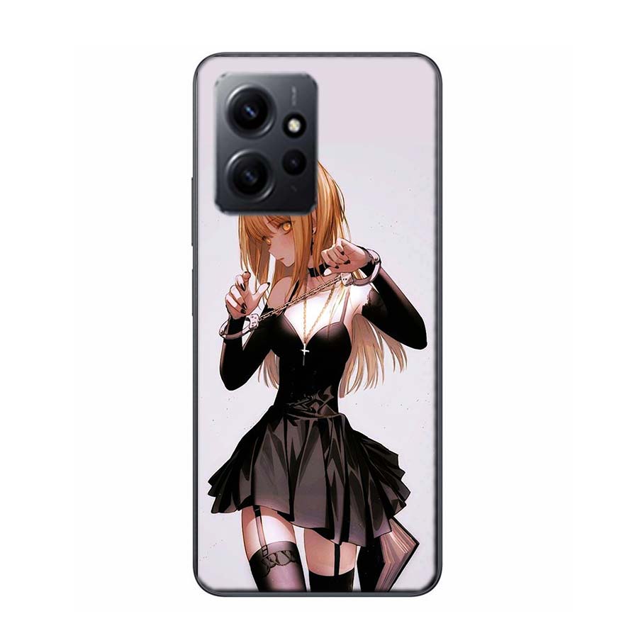 Anime Death note Amane Misa Phone Case For Redmi 12 13C 12C 15C 9 10 10C Note 13 Pro Plus 14 15 Pro 9T 9C 9A TPU Soft Cover Clea