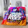 fashion singer dance troupe Jabbavokeez mask flannel blanket sofa bed cover draped soft oversized blanket bedding gift blanket