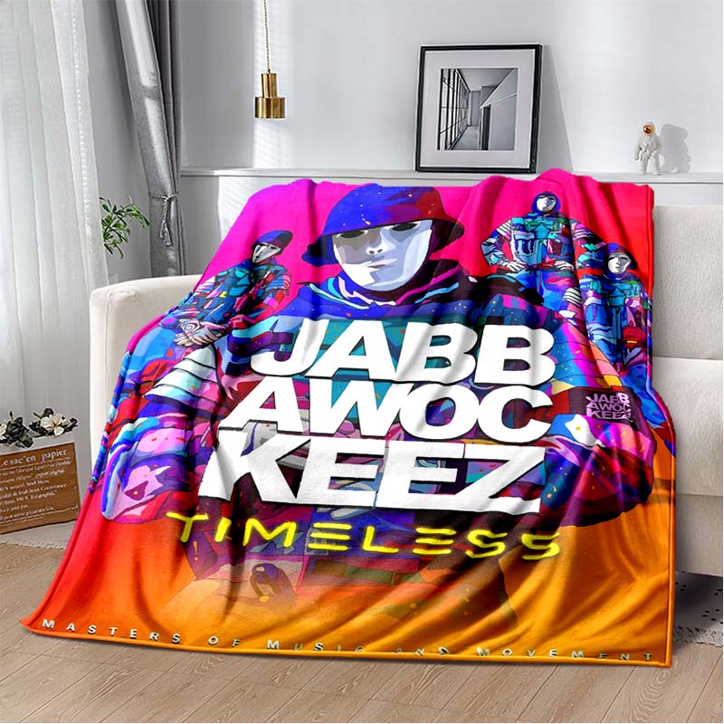 fashion singer dance troupe Jabbavokeez mask flannel blanket sofa bed cover draped soft oversized blanket bedding gift blanket